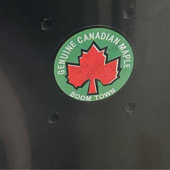 Vintage 2000s Bam Margera Maple Wood Black Heartagram Skateboard Skate Deck 7.5” - Picture 5 of 6